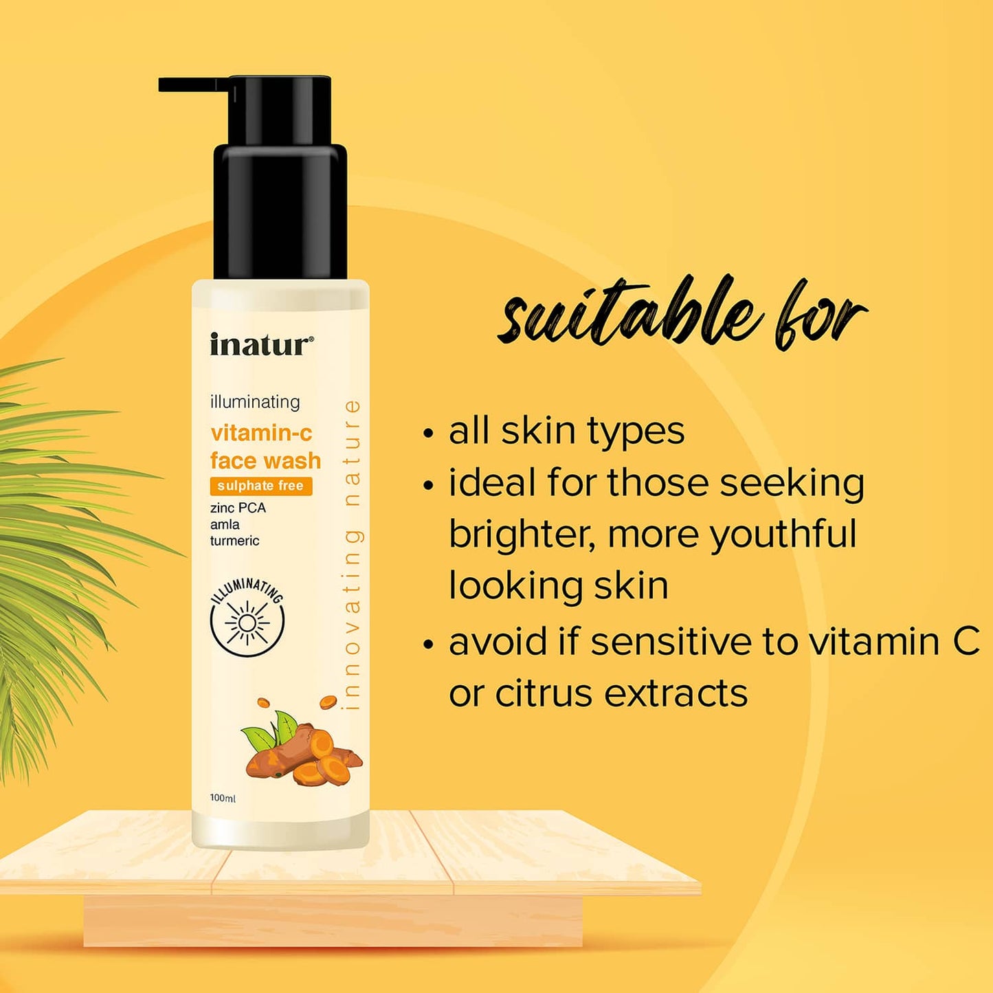 Inatur Vitamin C Face Wash (100ml)