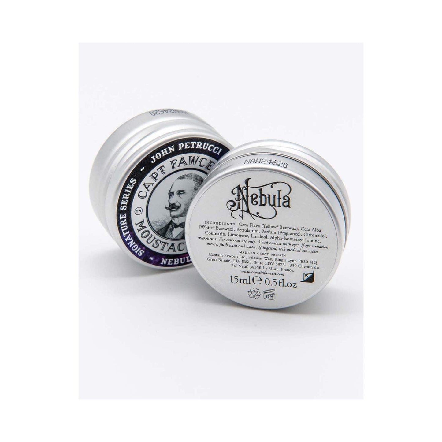 Captain Fawcett John Petrucci's 'Nebula' Moustache Wax for Men (15 ml)