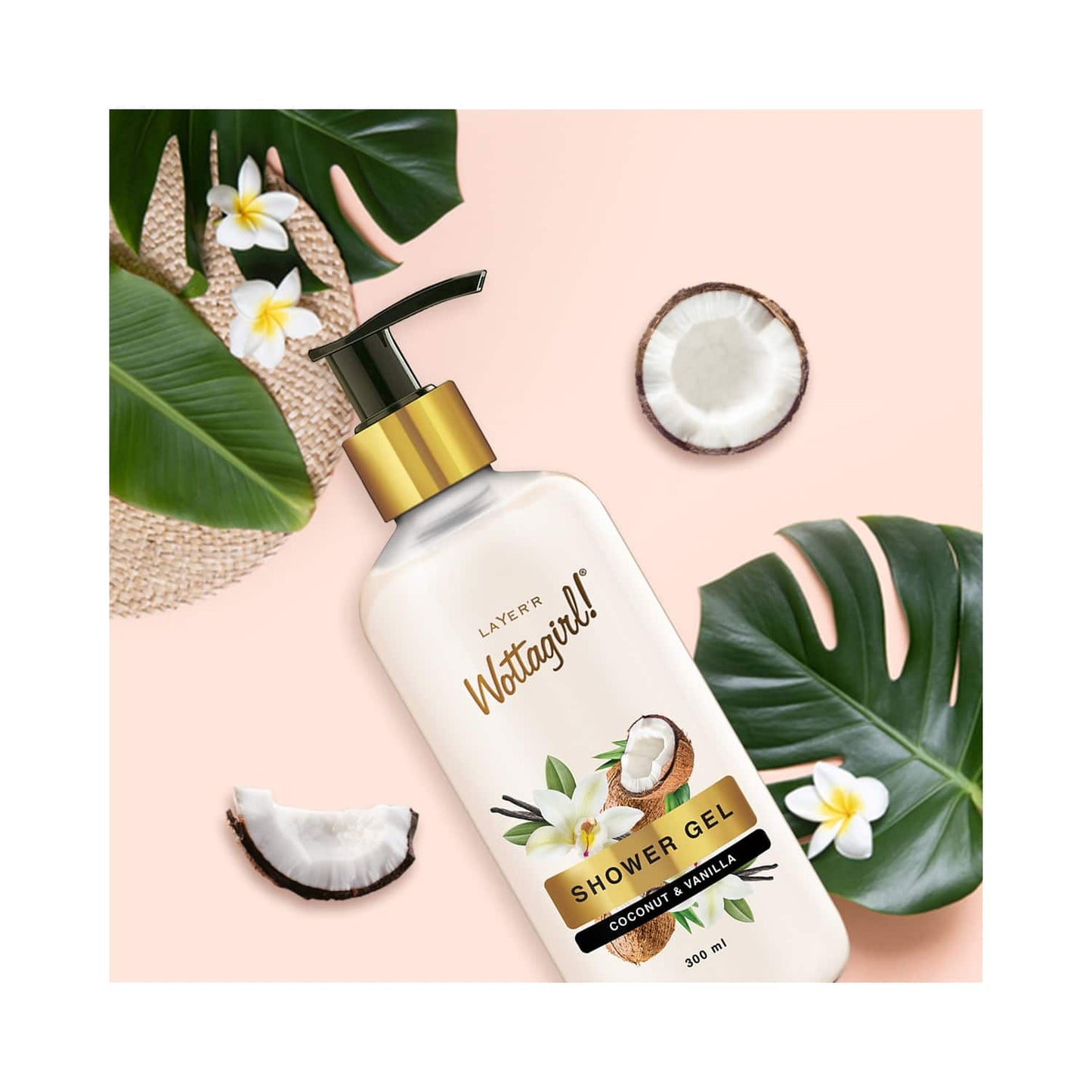 Layer'r Wottagirl! Coconut & Vanilla Shower Gel (300ml)