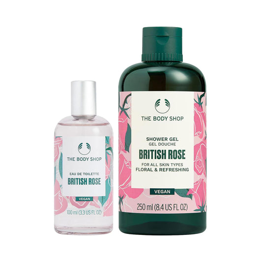 The Body Shop British Rose Shower Gel & Eau De Toilette Combo