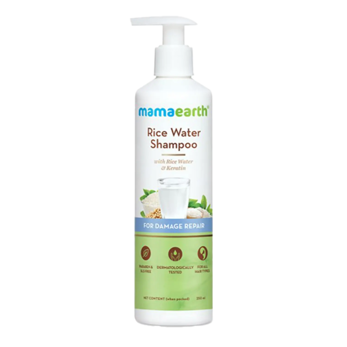 Mamaearth Rice Water Shampoo (250ml)