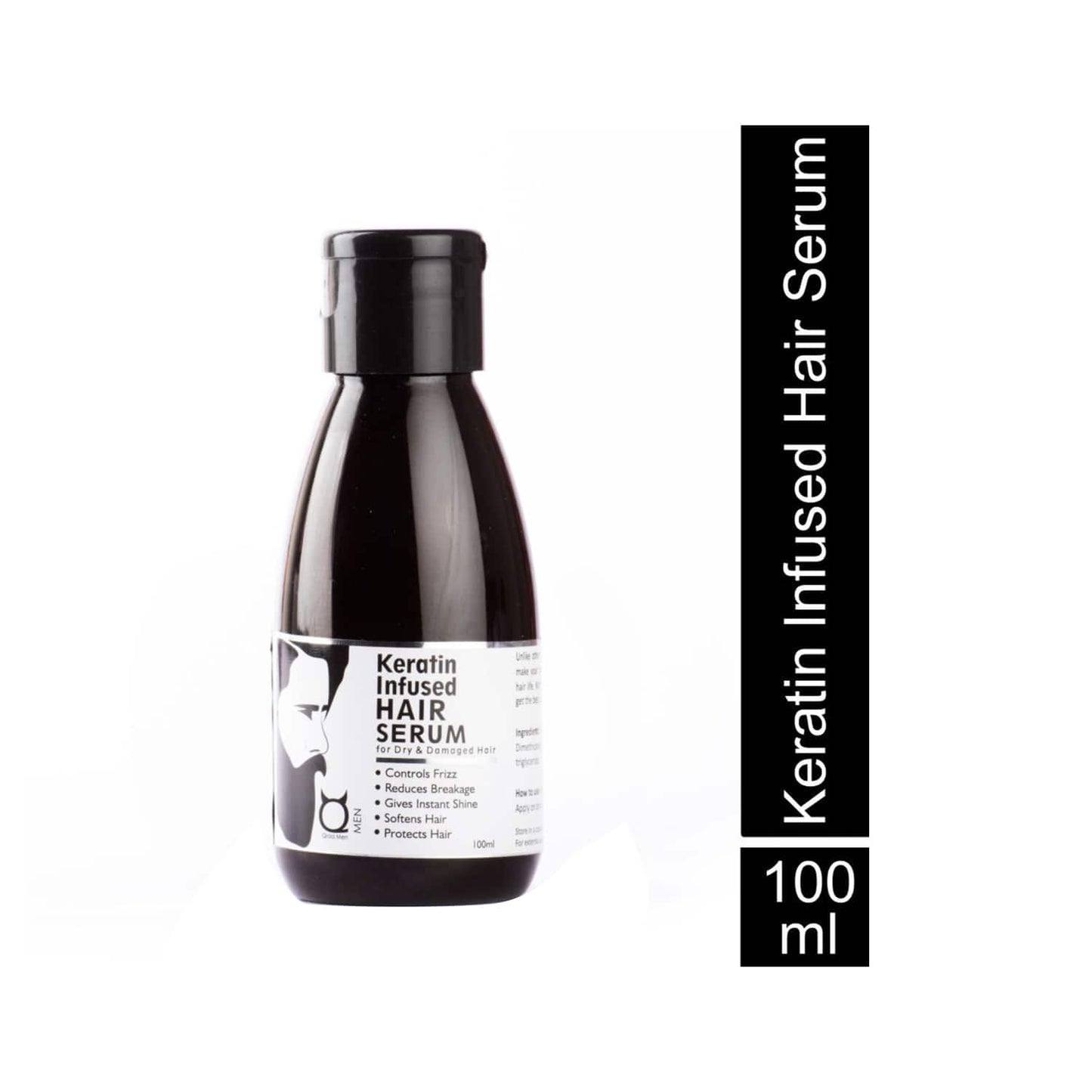 Qraamen Men Keratin Infused Hair Serum (100 ml)