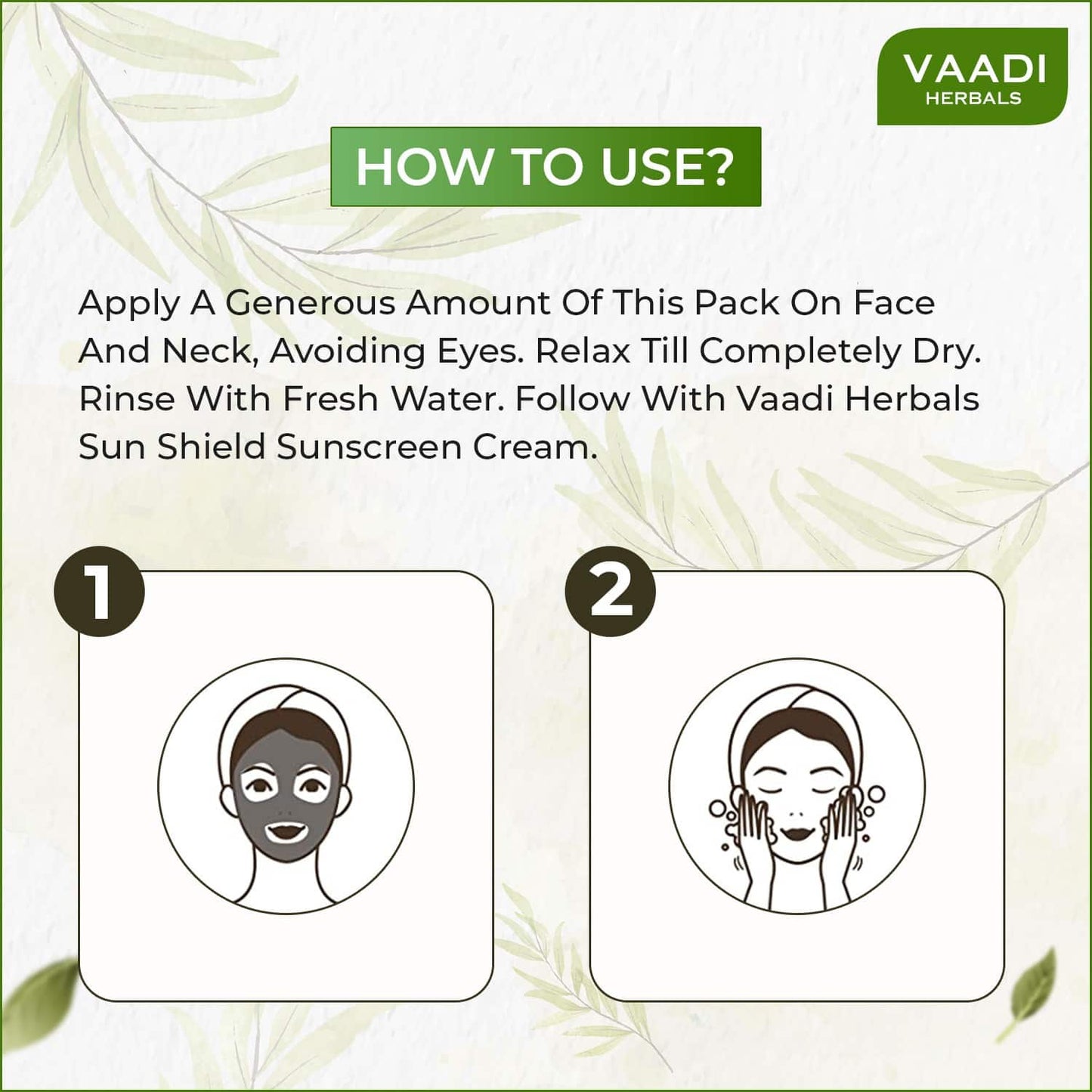 Vaadi Herbals Instaglow Almond and Honey Face Pack (120g)