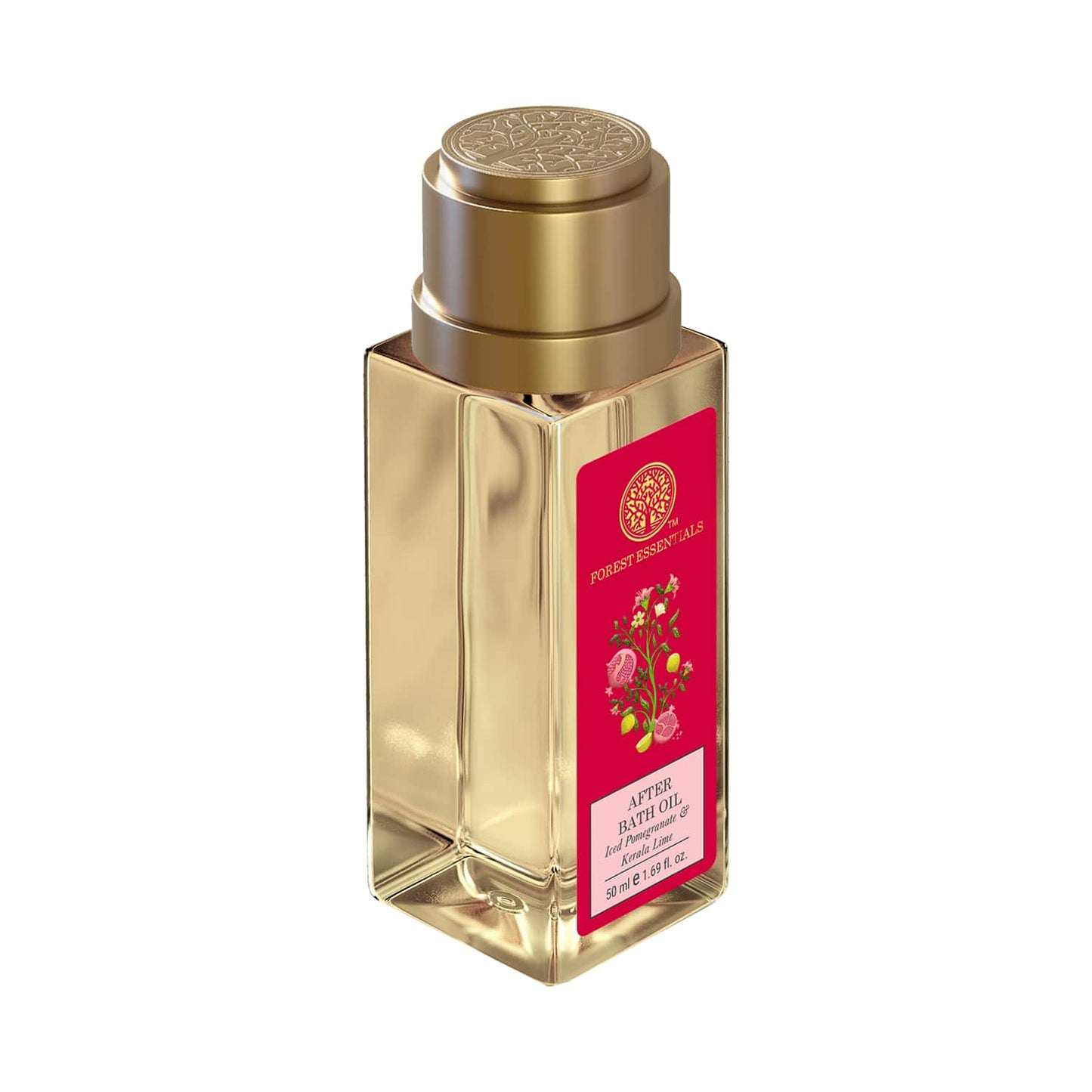Forest Essentials Travel Size Iced Pomegranate & Kerala Lime After Bath Oil (50ml)