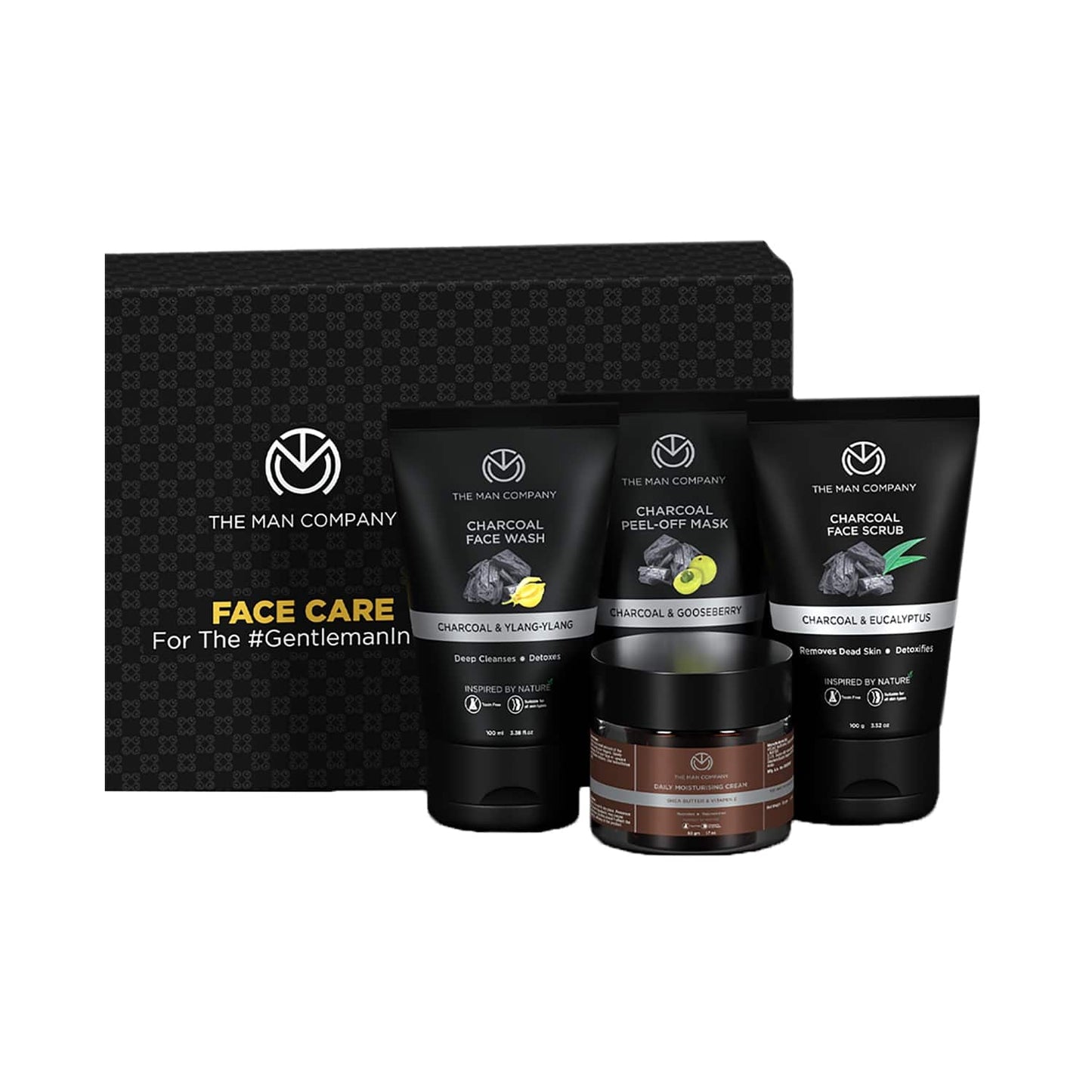 The Man Company 40% Vitamin C Face Serum (30 ml) & Facial Care Kit (4 Pcs) Combo