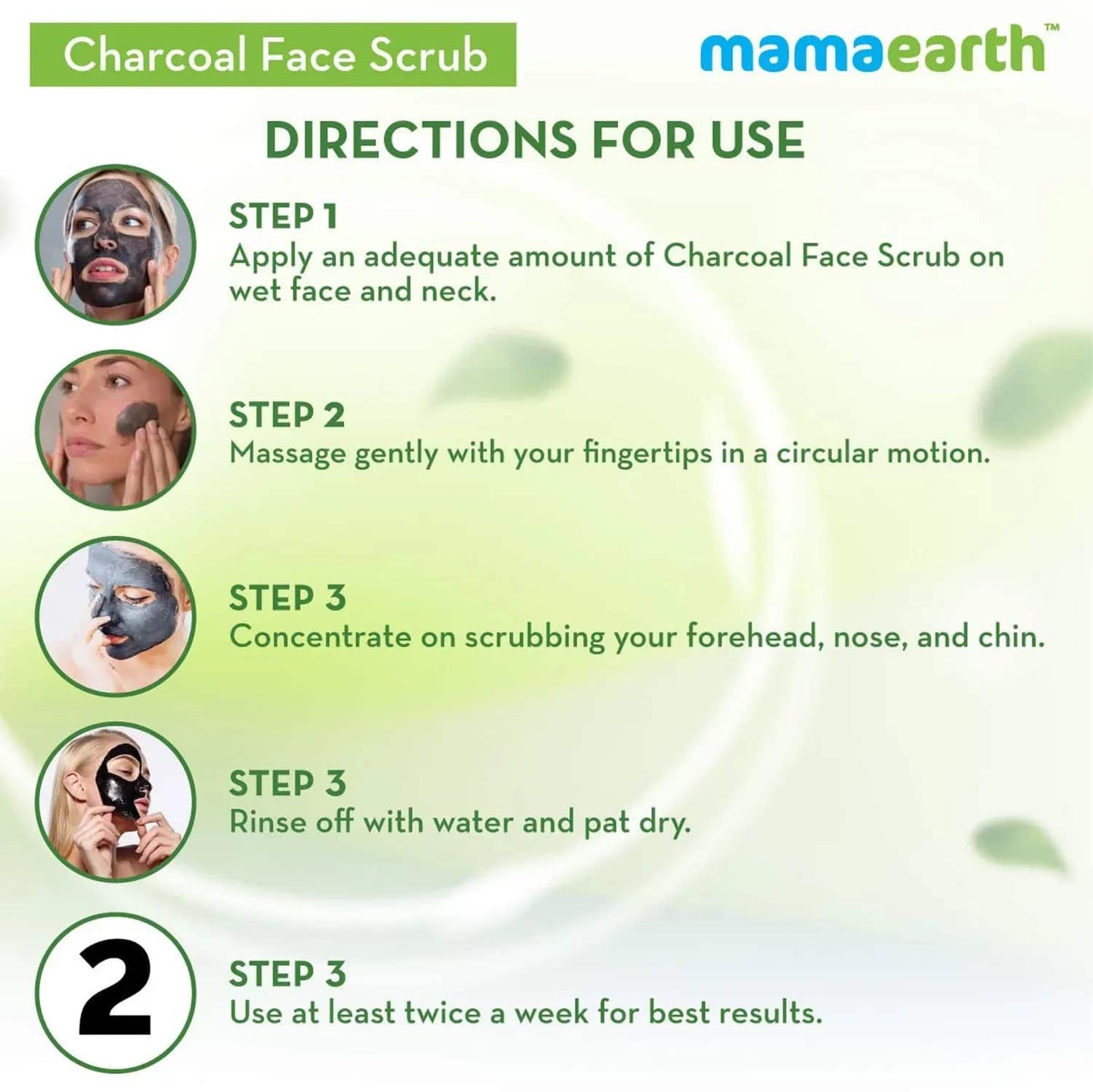 Mamaearth Charcoal Face Scrub (100g)