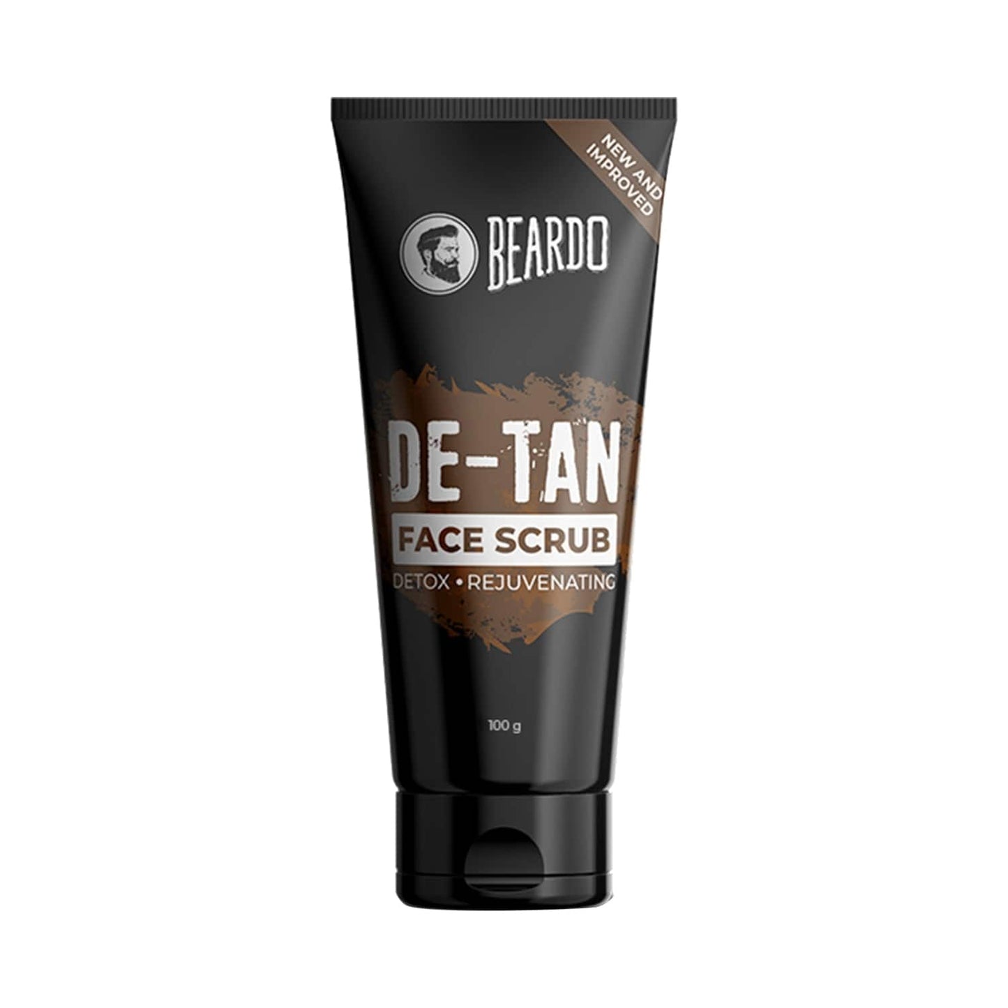 Beardo DeTan Face Scrub Tube, Face Wash 50 dia & 2 in 1 Toning Serum Combo