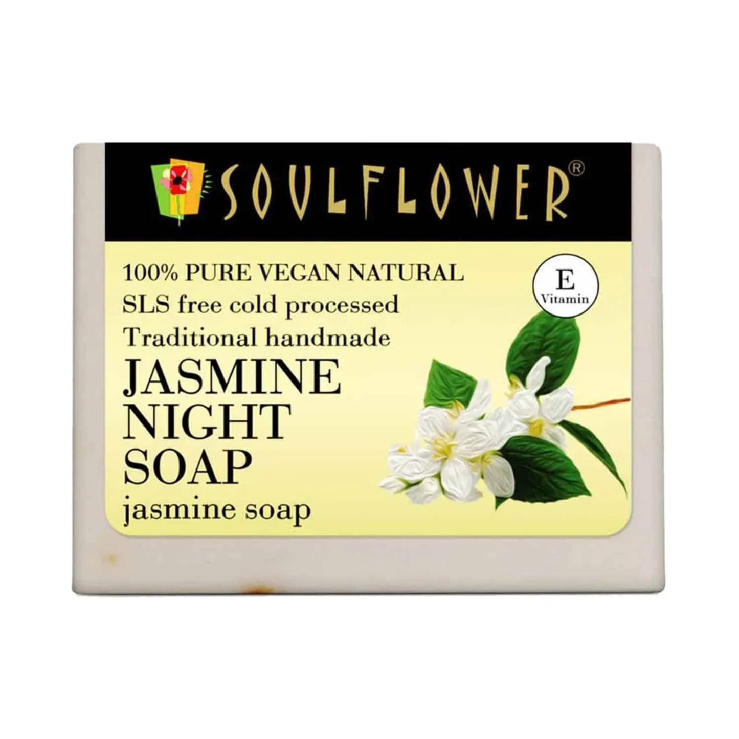 Soulflower Jasmine Night Soap - (150g)