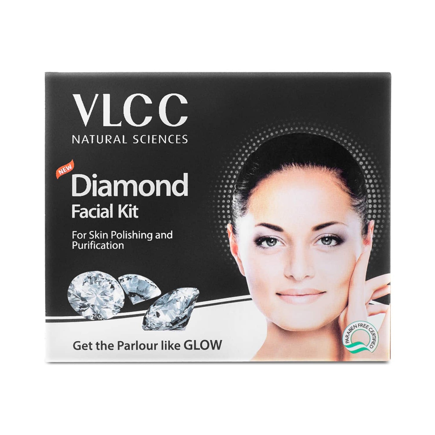 VLCC 7X Ultra Whitening and Brightening Charcoal Peel Off Mask & Diamond Facial Kit