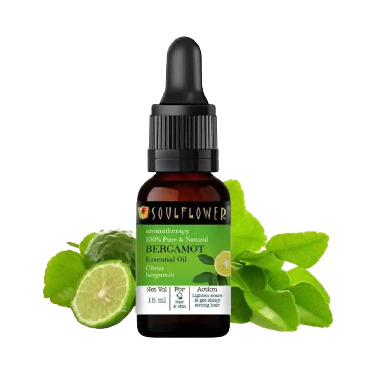 Soulflower Bergamot Essential Oil - (15ml)