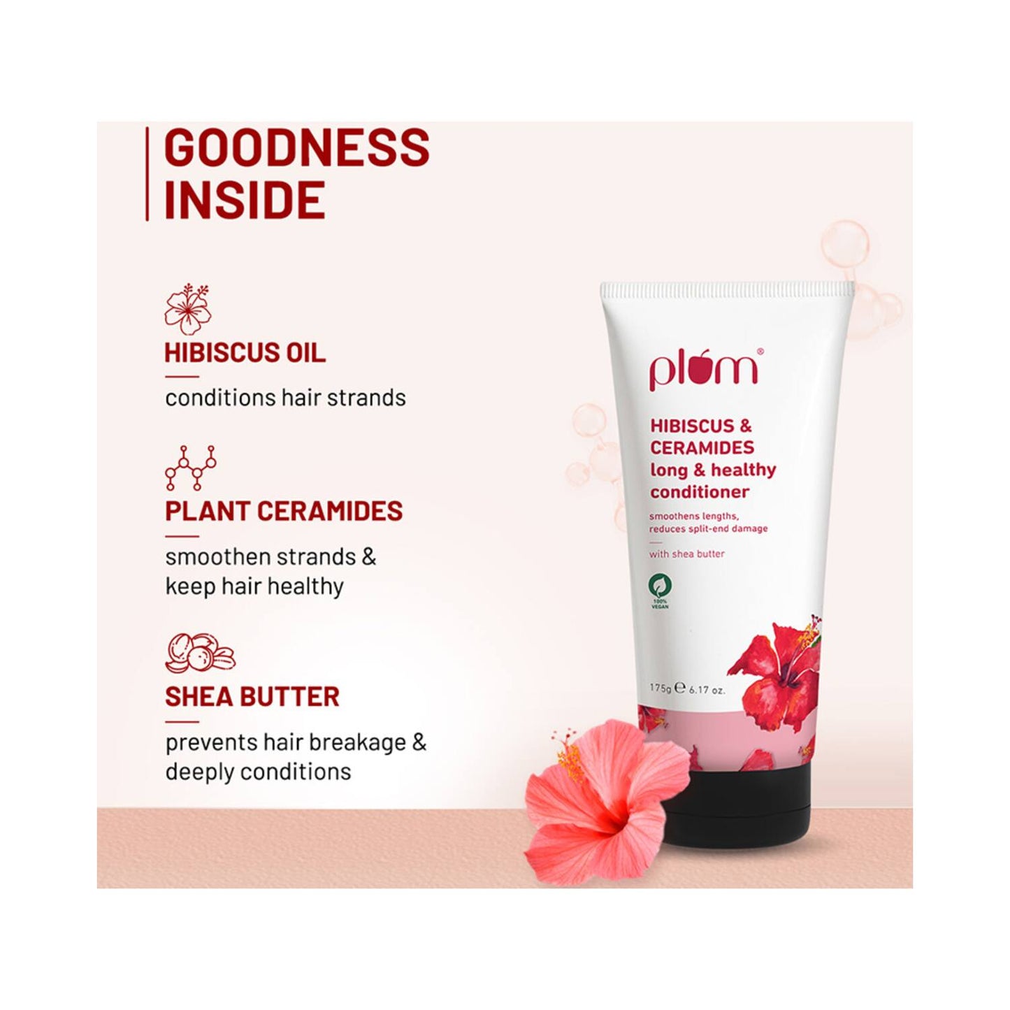 Plum Hibiscus & Ceramides Long & Healthy Conditioner (175g)