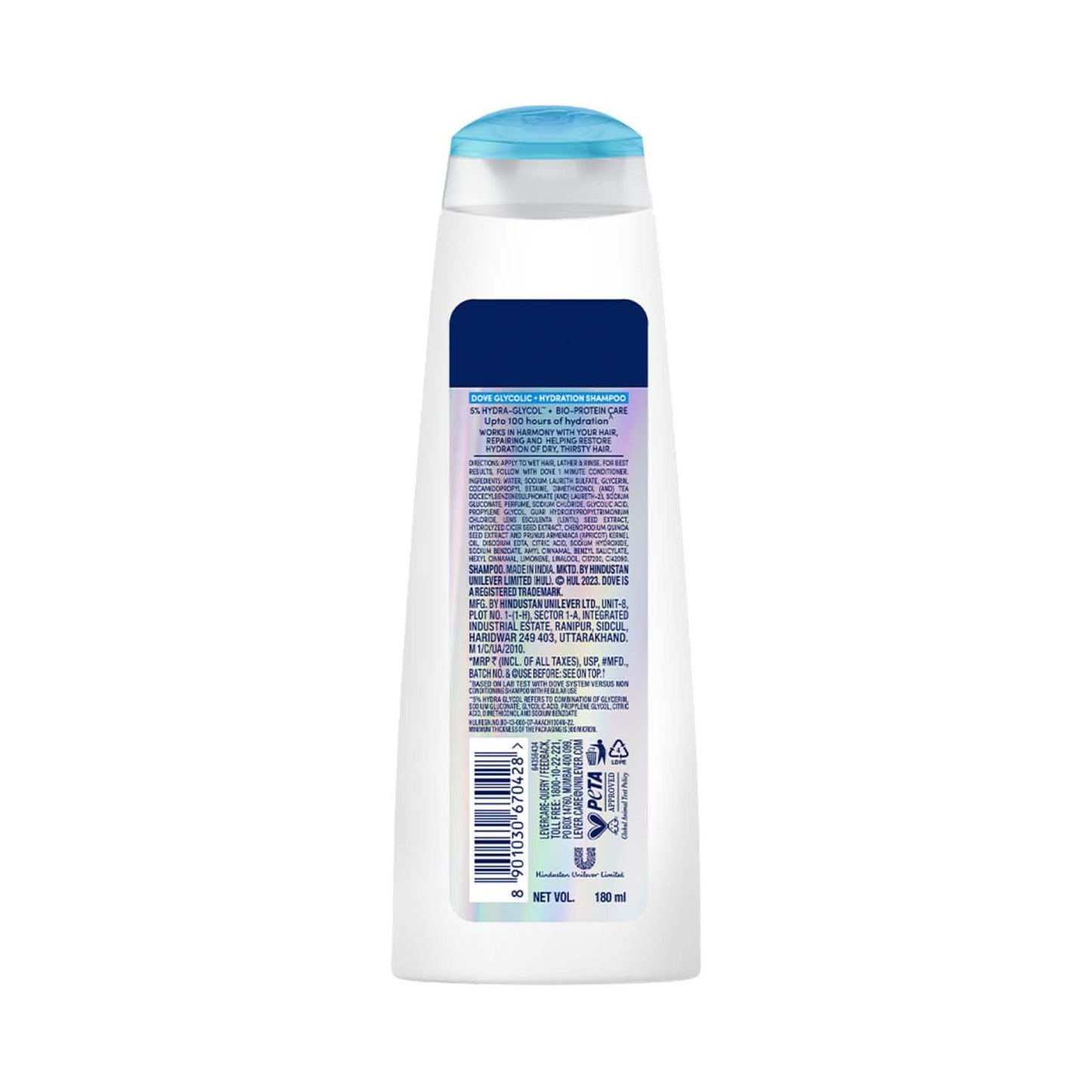 Dove Glycolic Hydration Shampoo (180 ml)