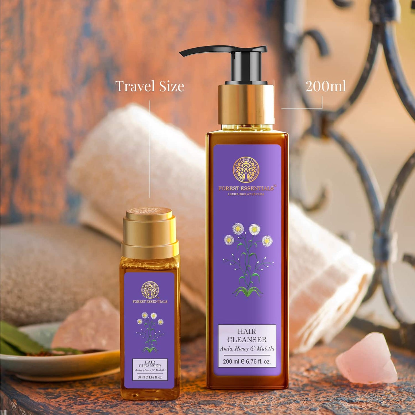 Forest Essentials Amla Honey & Mulethi Hair Cleanser Shampoo (50 ml)