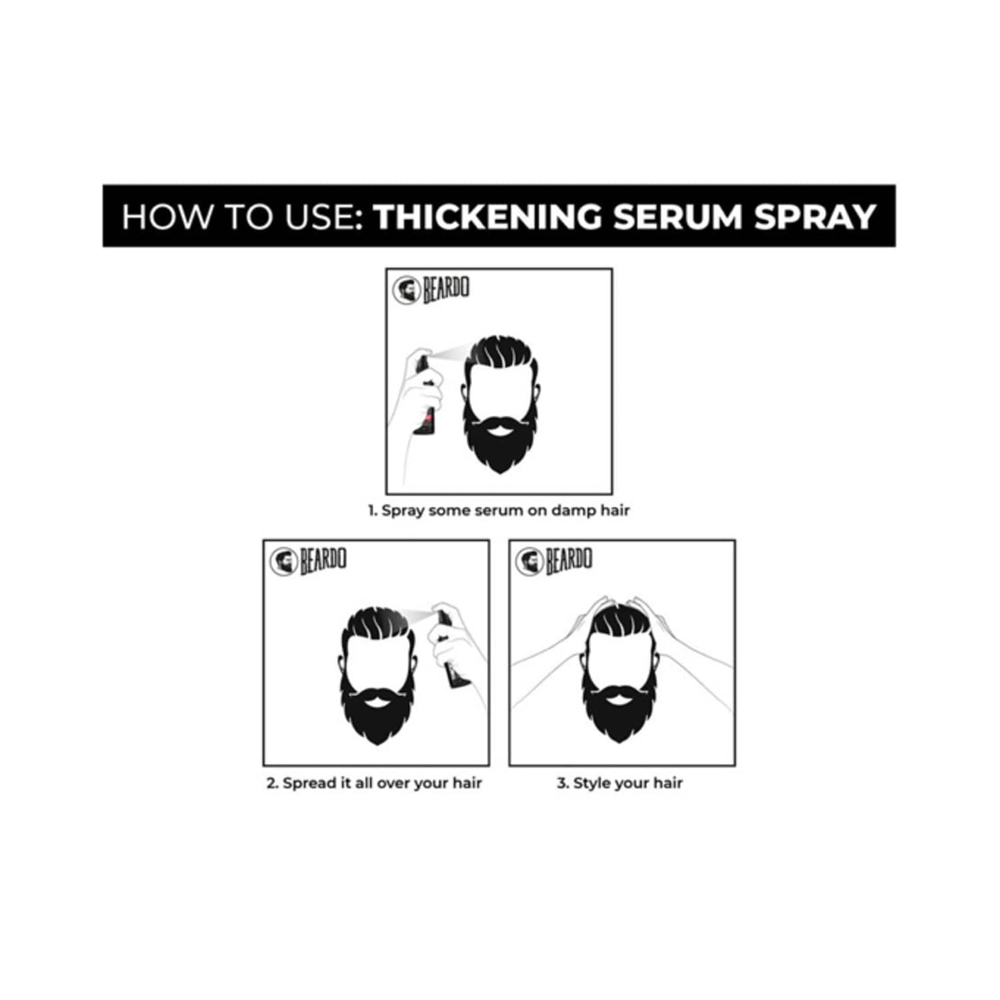 Beardo Hair Thickening Serum Spray (50ml)