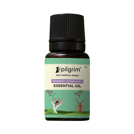 Pilgrim Spanish Rosemary Essential Oil For Hair Growth, Hair Fall Control & Hair Strengthening (10ml)