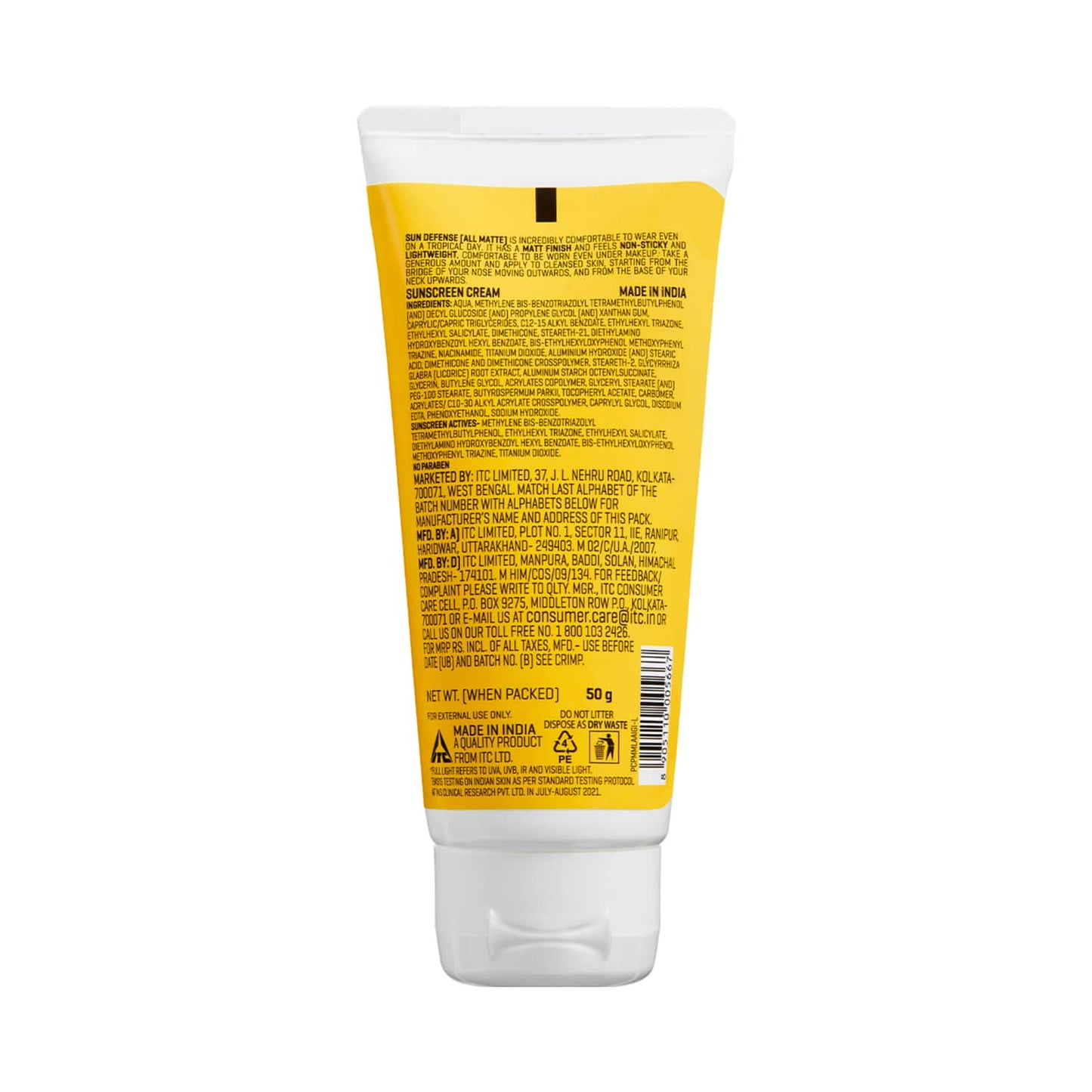 Dermafique Sun Defense All Matte Sunscreen SPF 50 (50g)