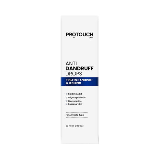 Protouch Anti Dandruff Drops with Salicylic Acid - Non Sticky, Prevents Dandruff, Itchiness