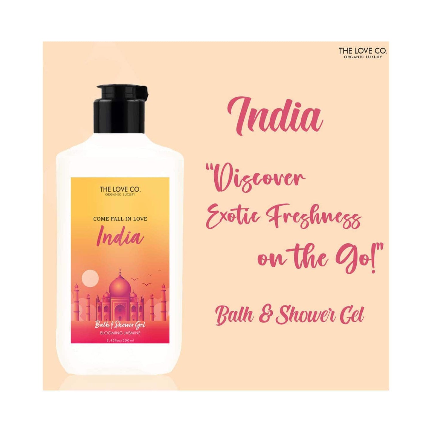 THE LOVE CO. India Bath and Shower Gel (250ml)