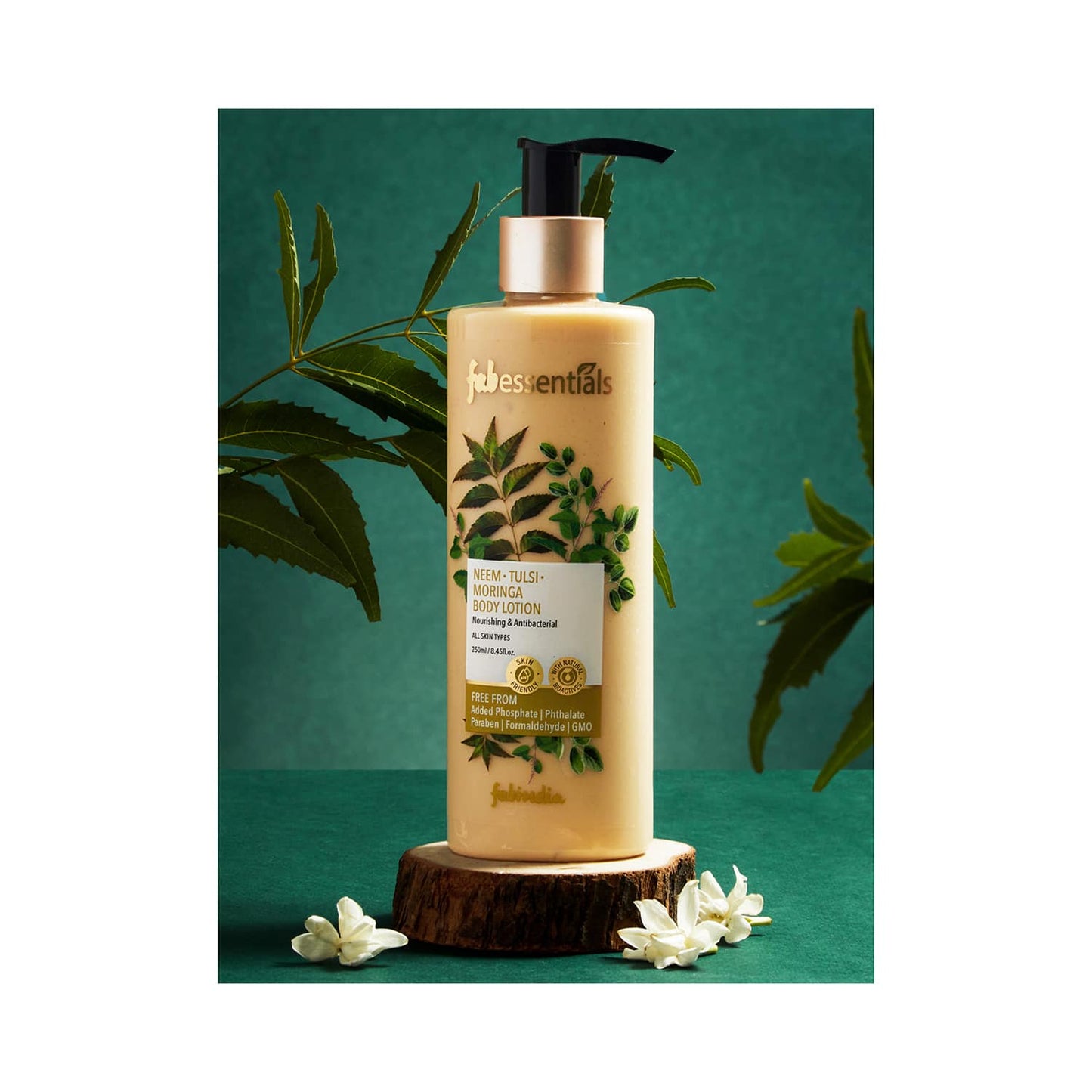 Fabessentials by Fabindia Neem Tulsi Moringa Body Lotion (250ml)