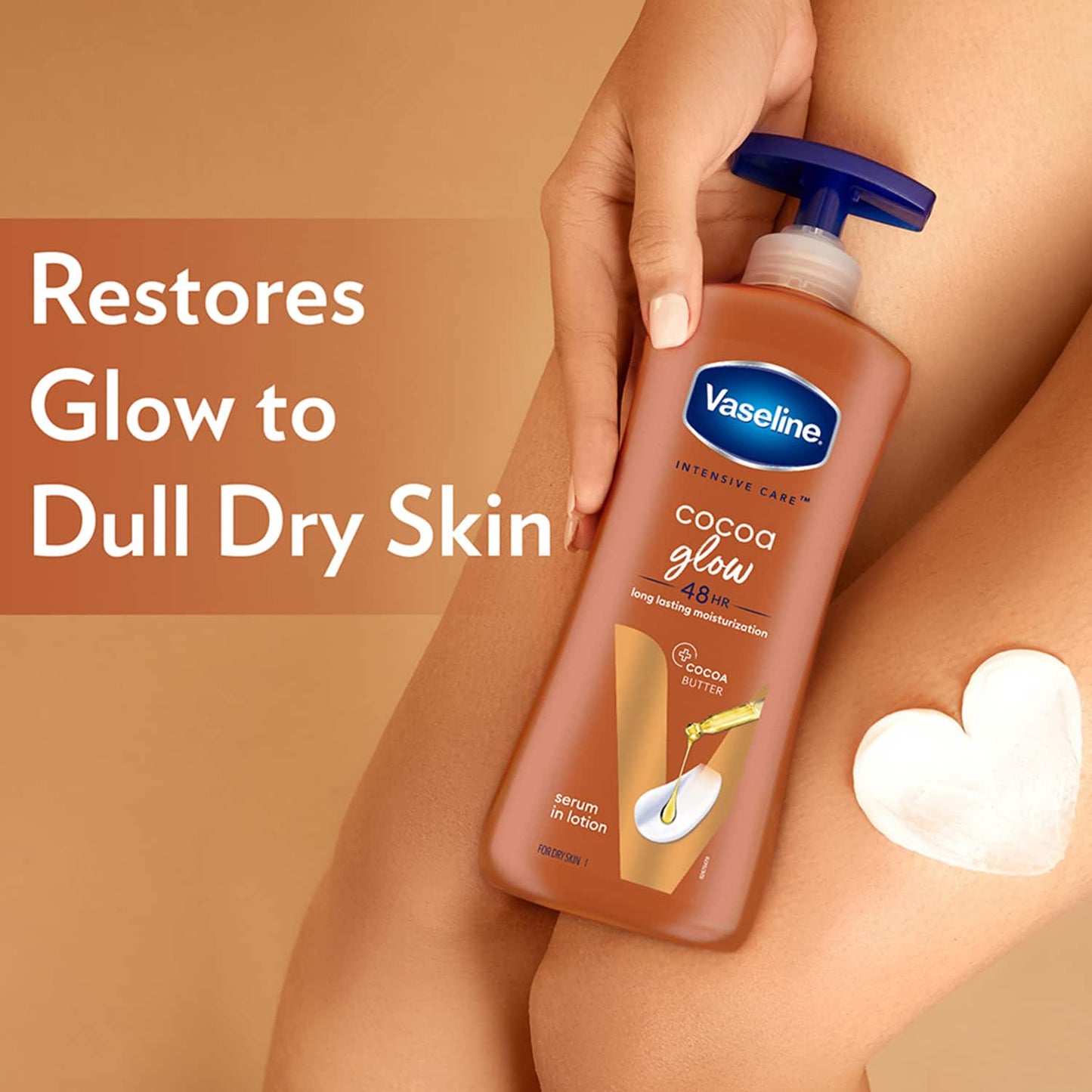 Vaseline Intensive Care Cocoa Glow Body Lotion - (600ml)