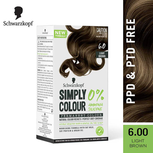 Schwarzkopf Simply Color Permanent Hair Colour - 6.00 Pecan Tart (142.5ml)