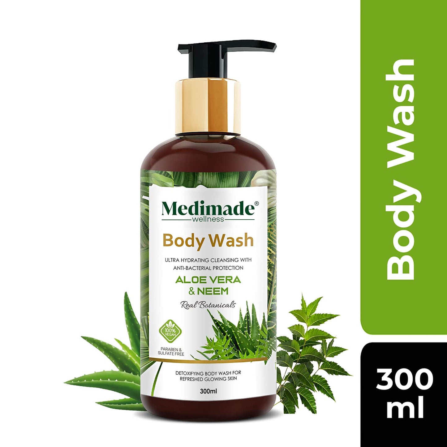 Medimade Aloe Vera & Neem Body Wash (300ml)