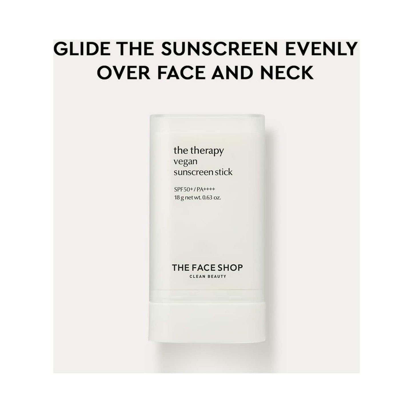 The Face Shop The Therapy Sunscreen Stick SPF50+ PA++++ Water Resistant UVA/B Protection (18 g)