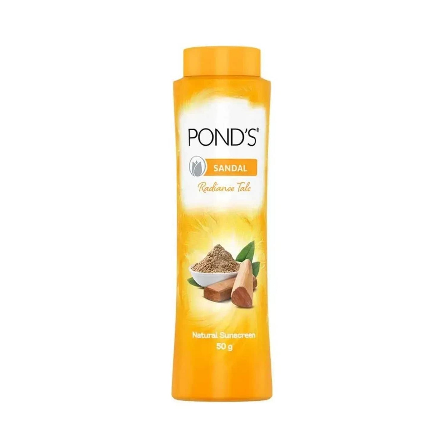 Pond's Sandal Radiance Talcum Powder Natural Sunscreen - (50g)