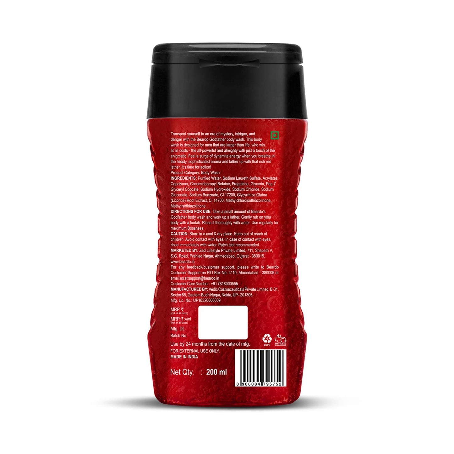 Beardo Godfather Body Wash (200ml)