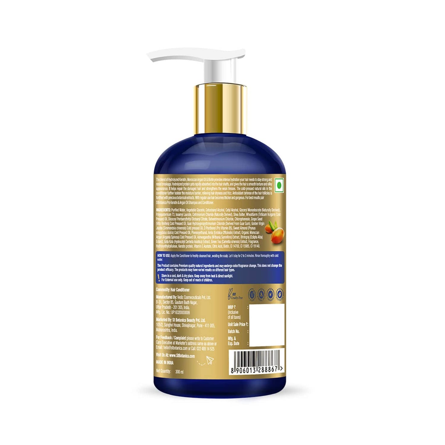 St.Botanica Pro Keratin & Argan Oil Smooth Therapy Conditioner (300ml)