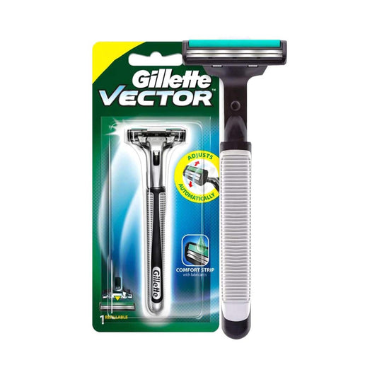 Gillette Vector Plus Manual Shaving Razor (1Pc)