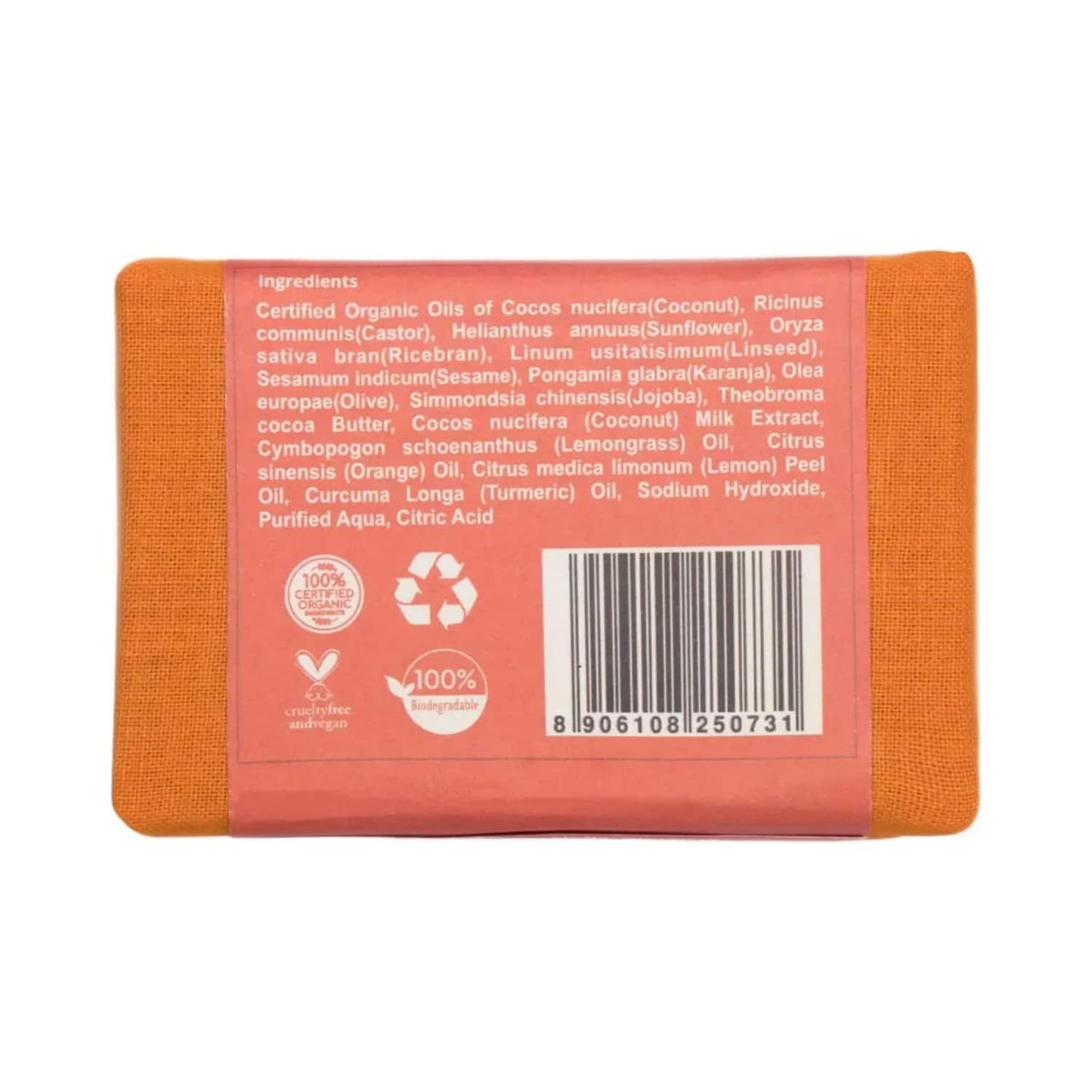 Rustic Art Organic Turmeric Soap (100g)