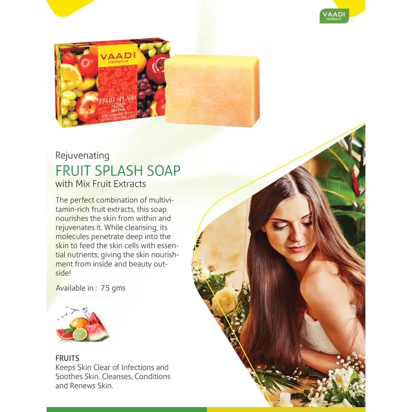 Vaadi Herbals Fruit Splash Soap (75g)