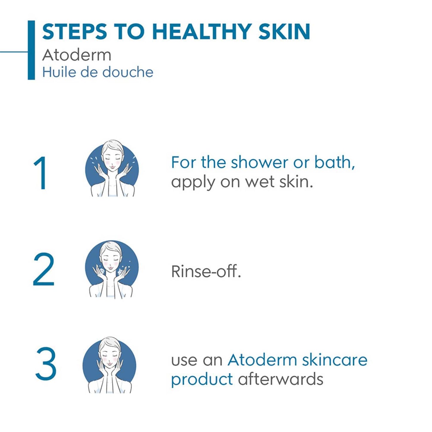 Bioderma Atoderm Huile De Douche Anti-Irritation Cleansing Oil (1000ml)