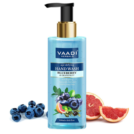 Vaadi Herbals Age Defying Blueberry and Grapefruit Hand Wash (250ml)