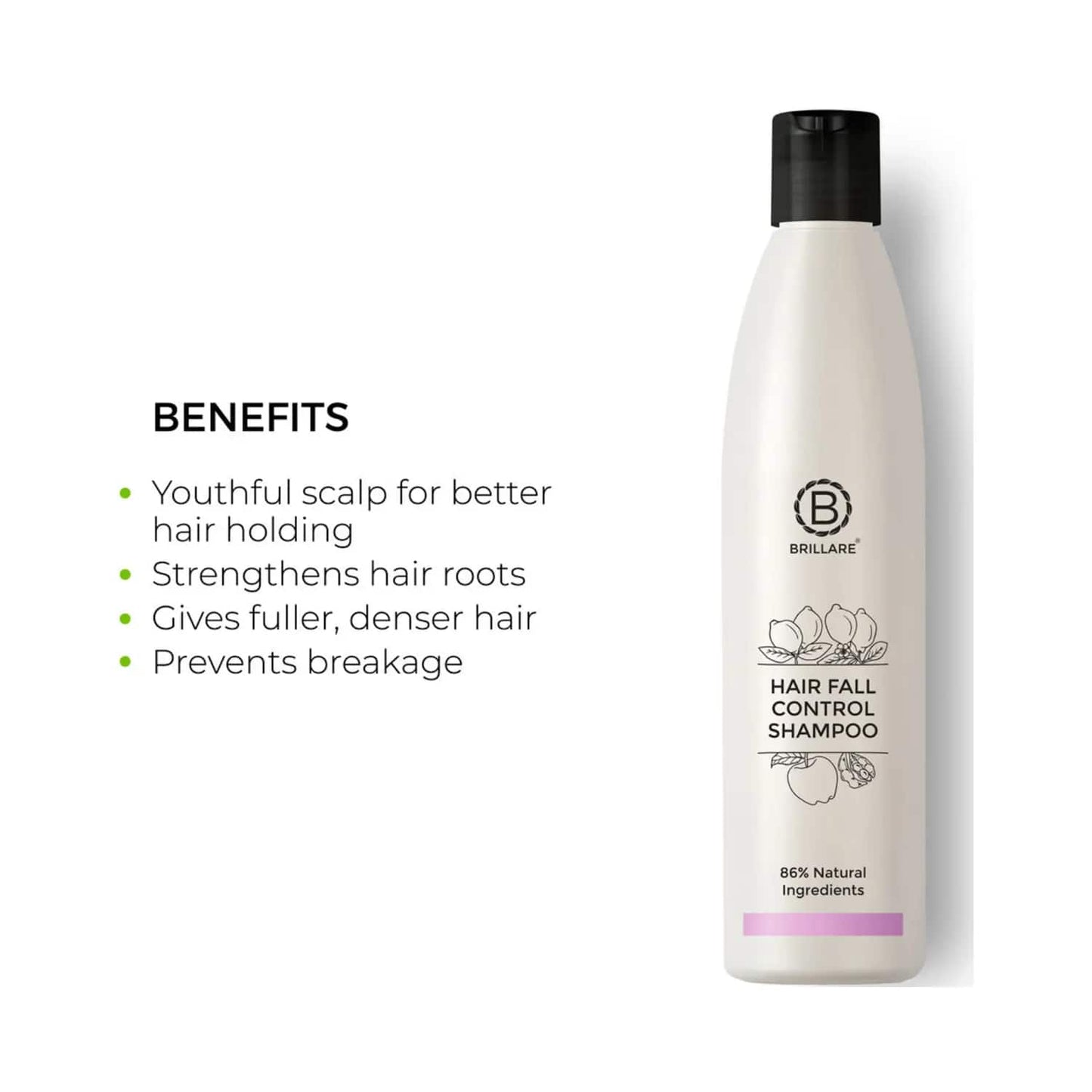 Brillare Hair Fall Control Shampoo To Reduce Seasonal Hair Fall