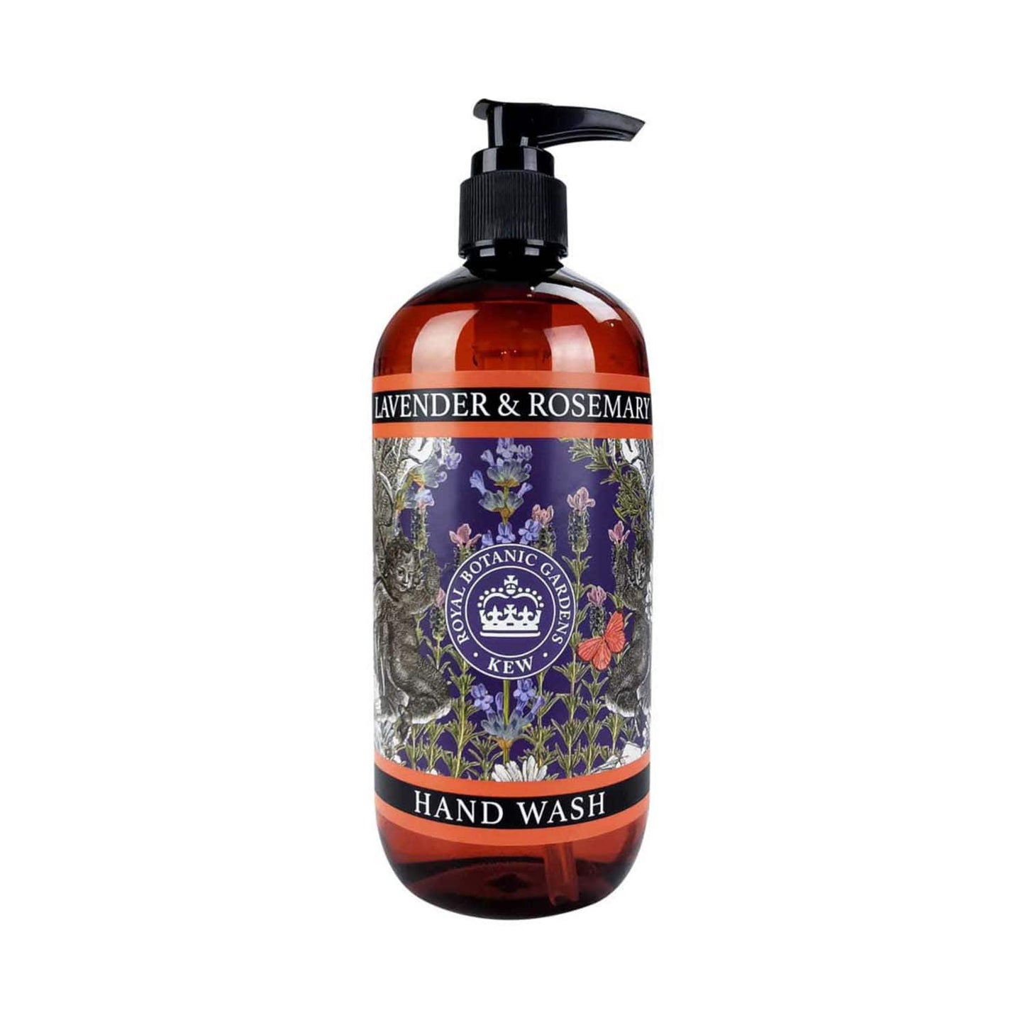 The English Soap Company Royal Botanic Gardens Kew Lavender & Rosemary Hand Wash (500ml)