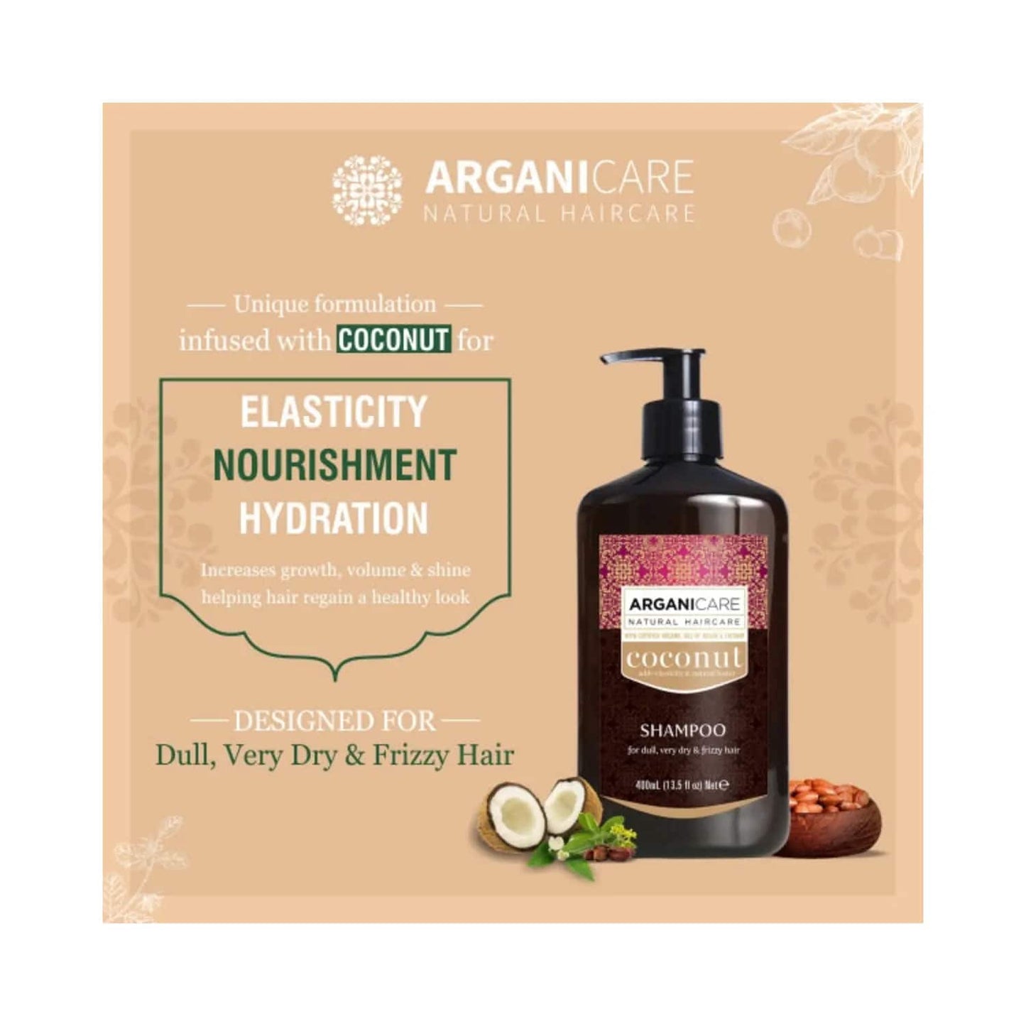 Arganicare Hydrating Coconut Shampoo (400ml)