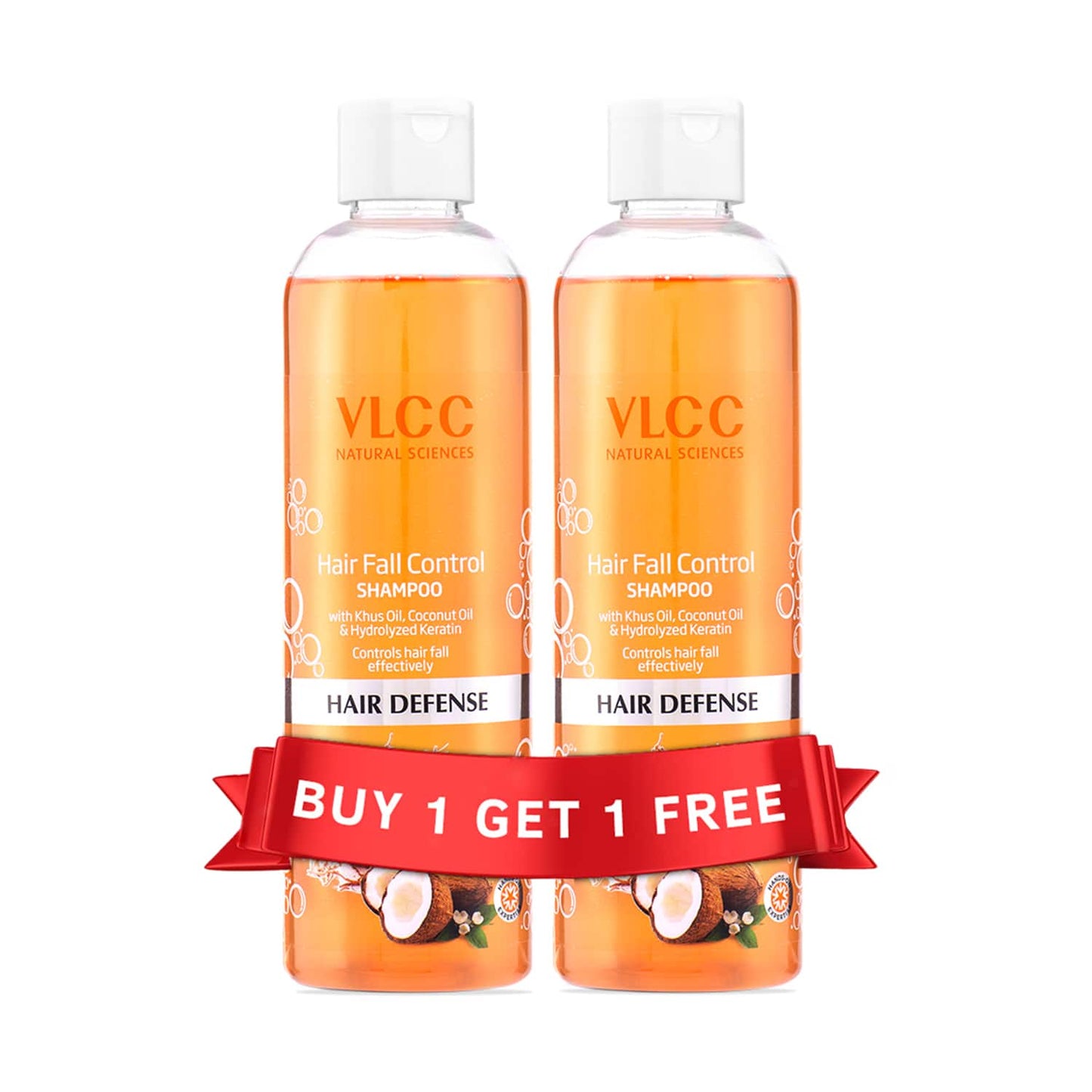 VLCC Dandruff Care and Control & Nourishing and Silky Shine Shampoo Combo