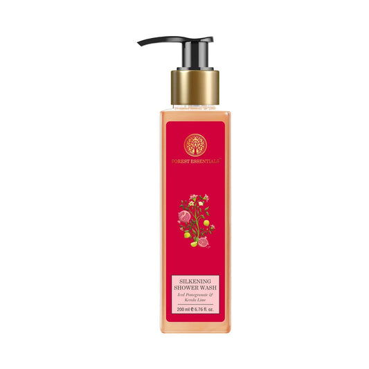 Forest Essentials Iced Pomegranate & Kerala Lime Silkening Shower Wash (200ml)