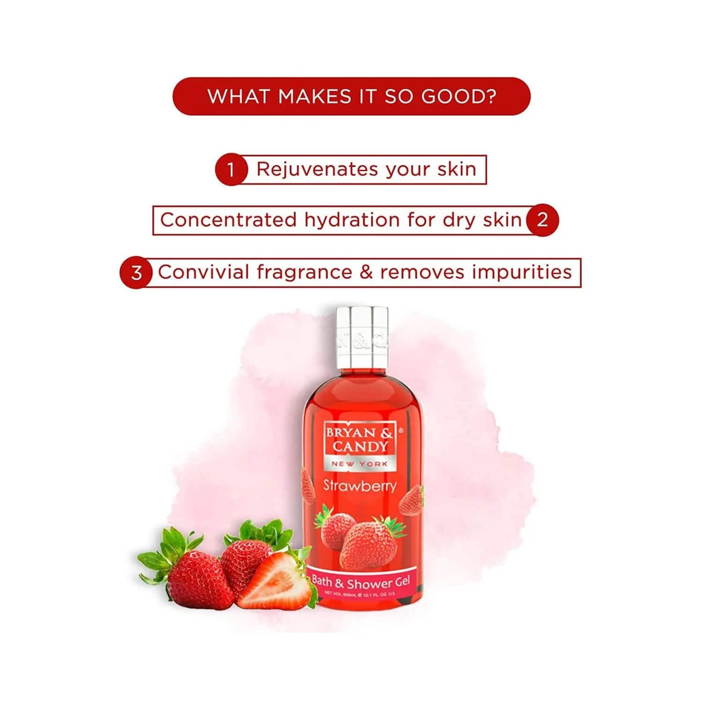 BRYAN & CANDY Strawberry Shower Gel (300ml)