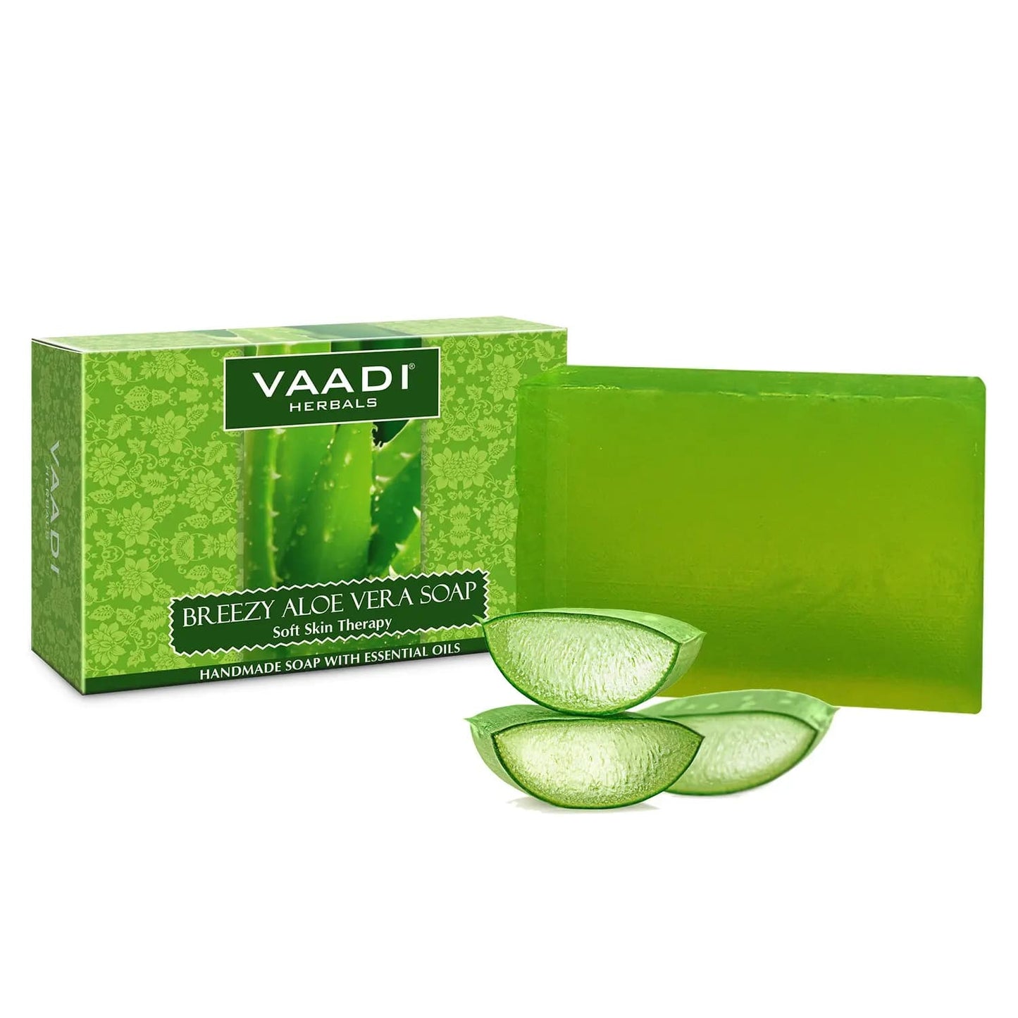 Vaadi Herbals Breezy Aloe Vera Soap (75g)