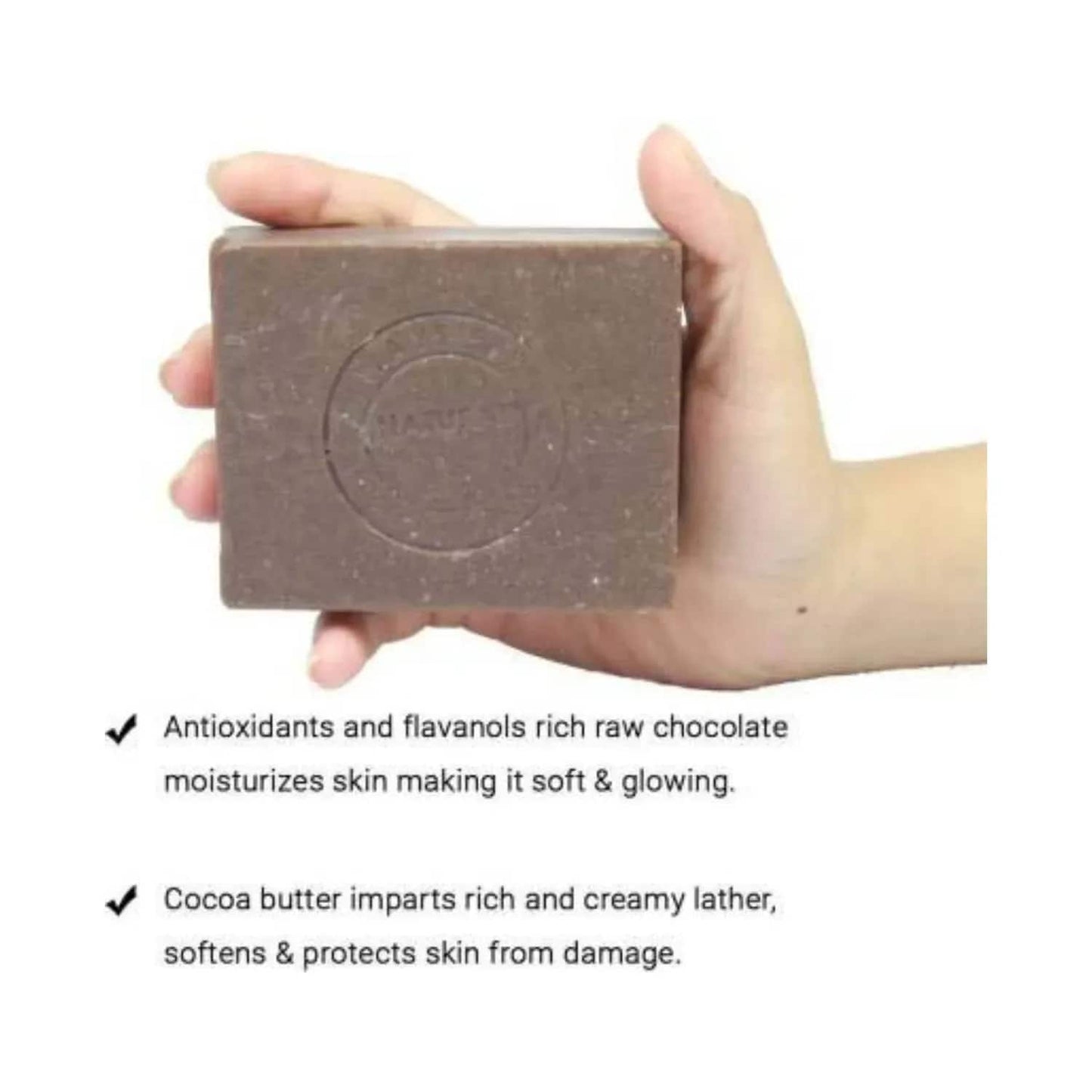 Soulflower Moisturizing Milk Chocolate Soap - (150g)