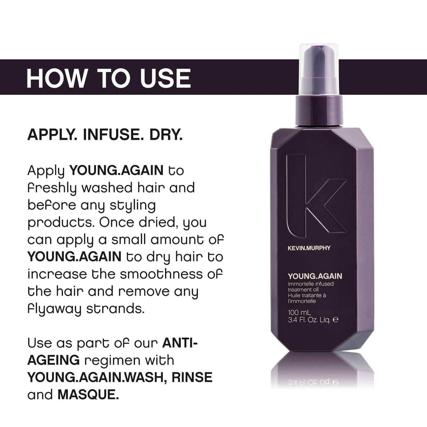 Kevin Murphy Young Again Immortelle Infused Treatment Oil (100ml)