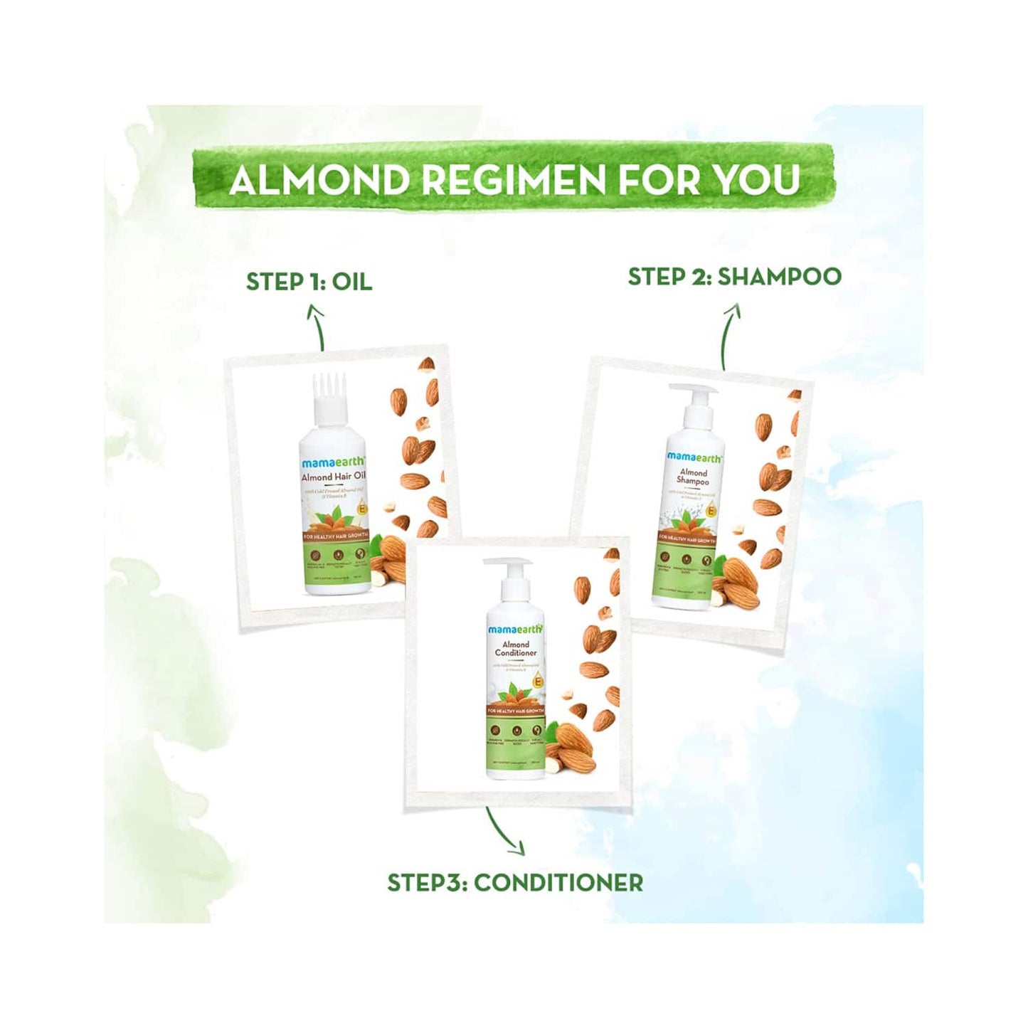 Mamaearth Almond Conditioner With Almond Oil & Vitamin E (250ml)