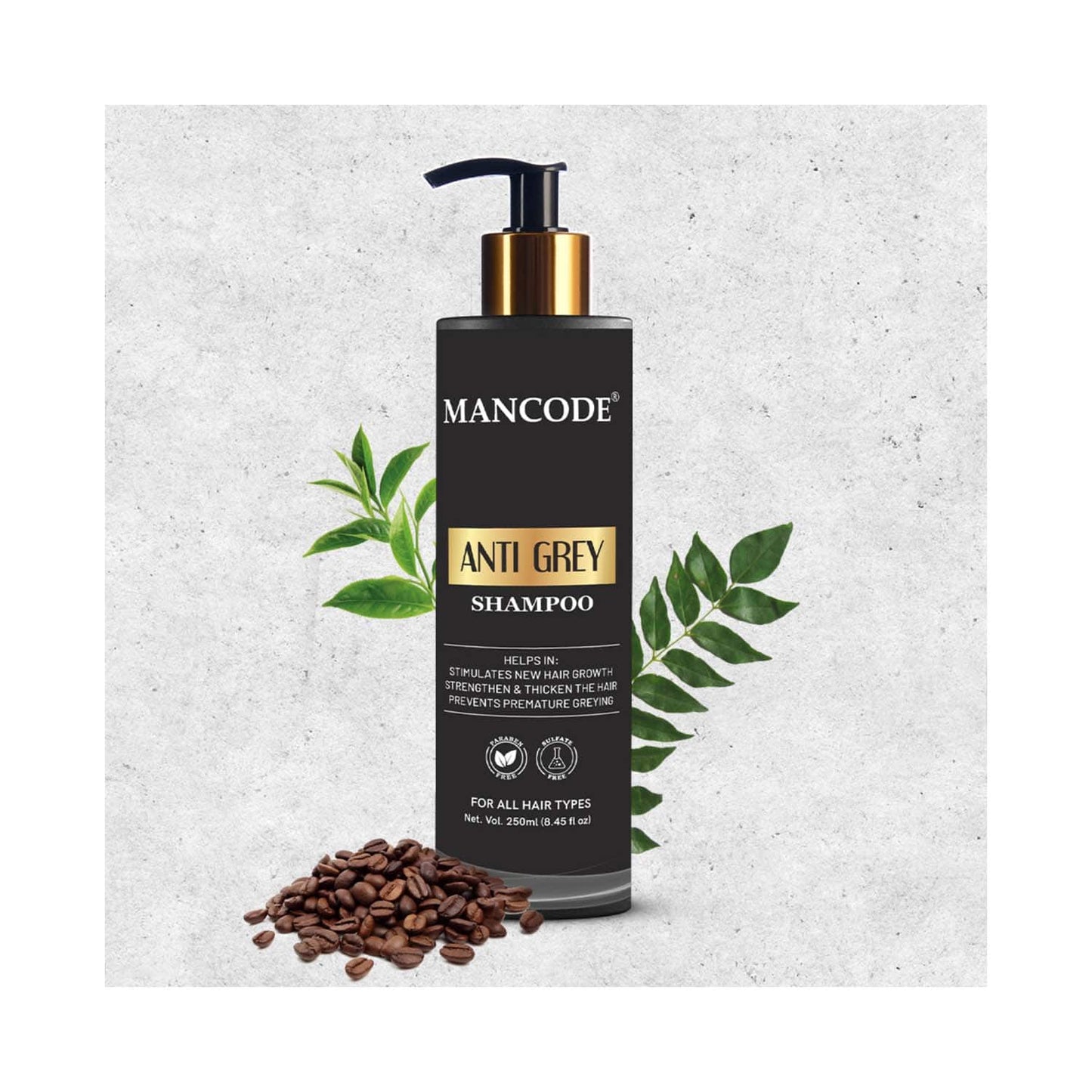 Mancode Anti Grey Shampoo For Men (250 gm)