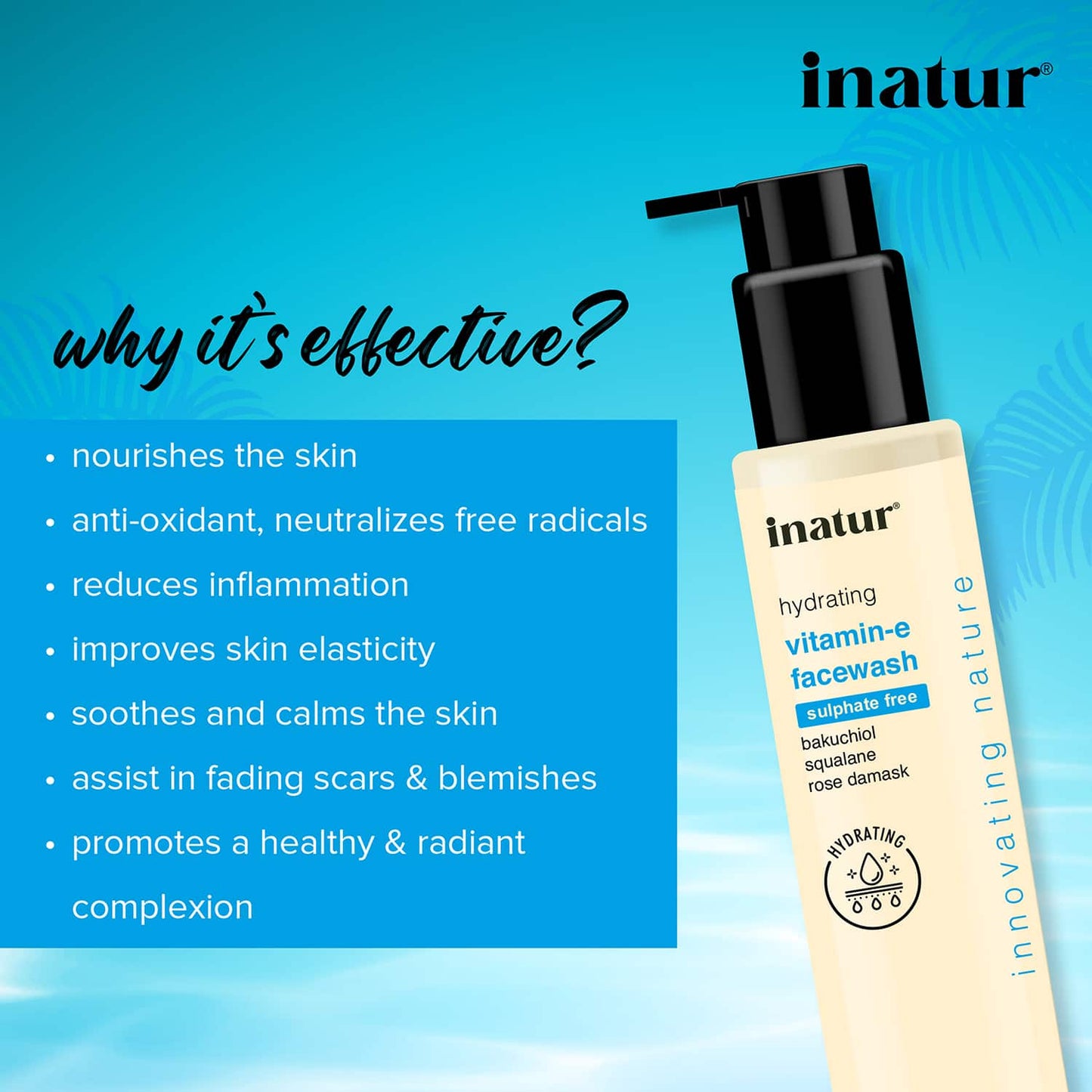 Inatur Vitamin E Face Wash (100ml)