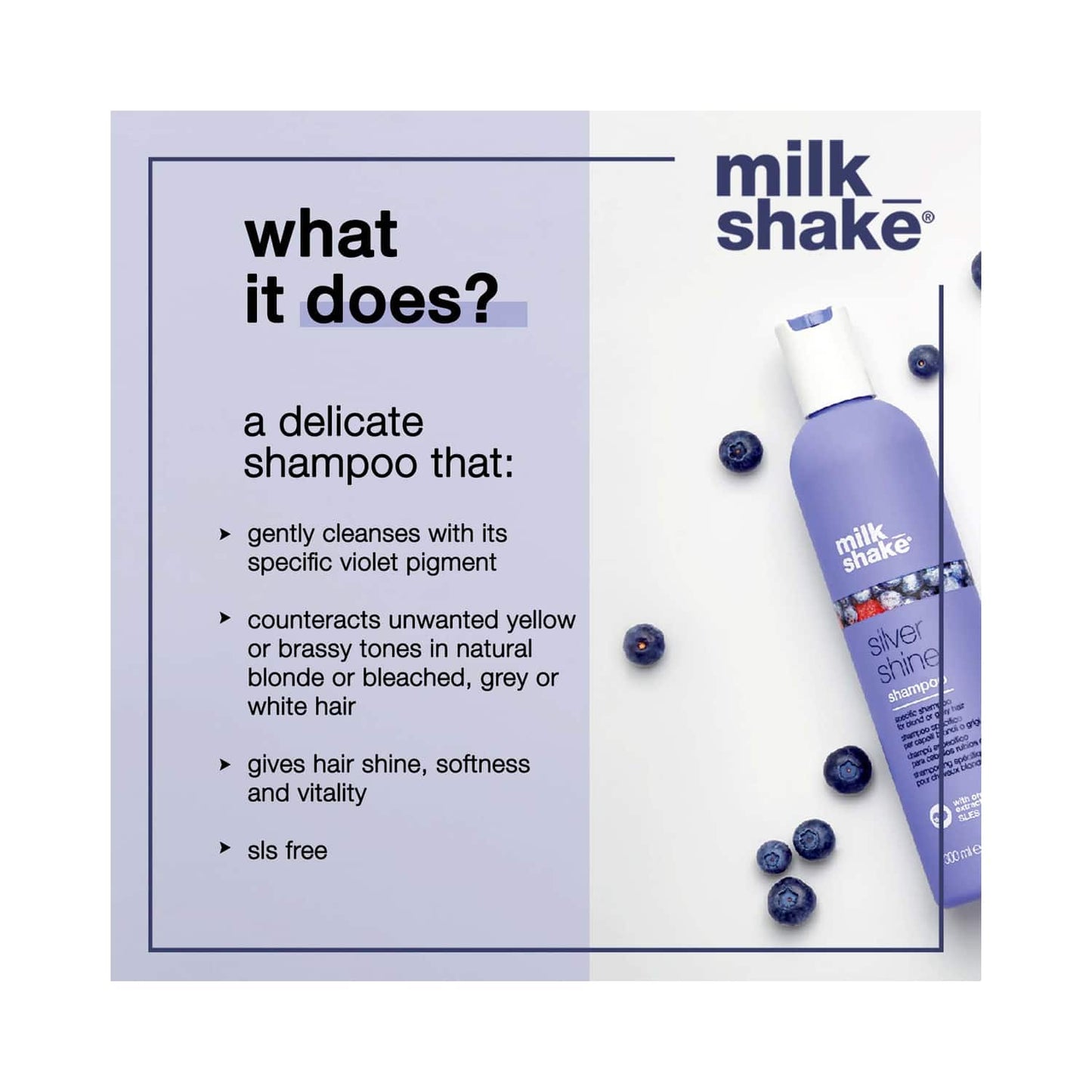 Milk Shake Silver Shine Shampoo (300ml)