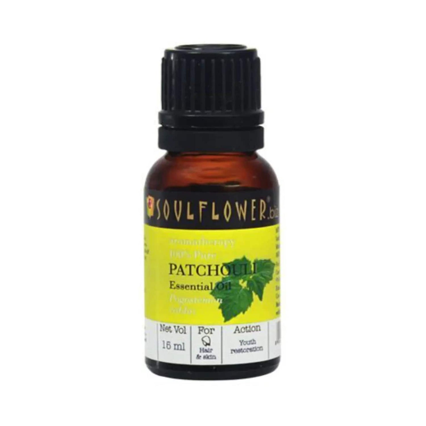 Soulflower Patchouli Essential Oil - (15ml)