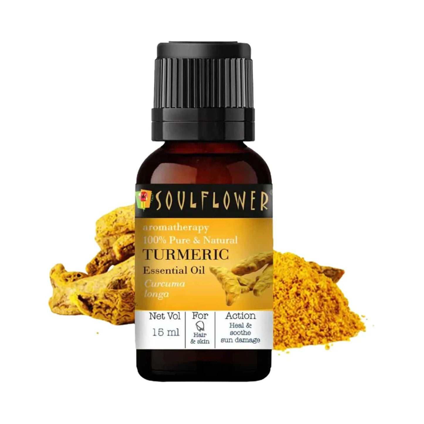 Soulflower Turmeric Essential Oil - (15ml)